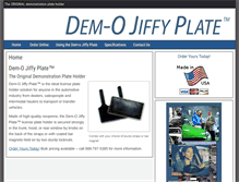 Tablet Screenshot of demojiffyplate.com